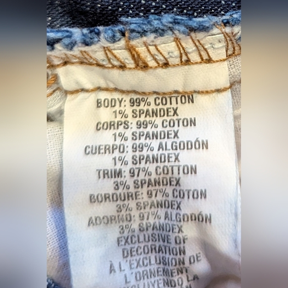 The Children's Place Girls Stretch Denim Embroidered Skirt Size 14 Girls - Picture 7 of 9